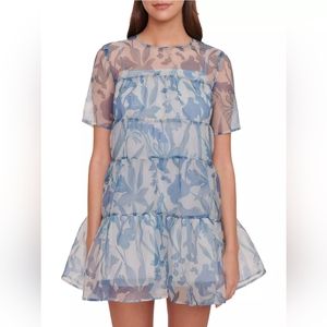 Staud Mini Hyacinth Dress L - NWT